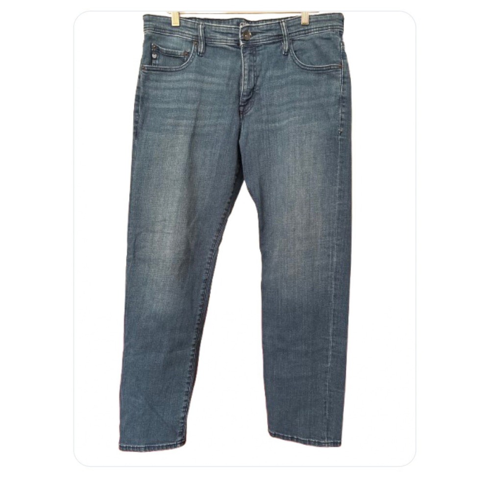 Chaps‎ Men's Jeans 36 x 32 Blue Slim Straight Made in Egypt 5 pocket